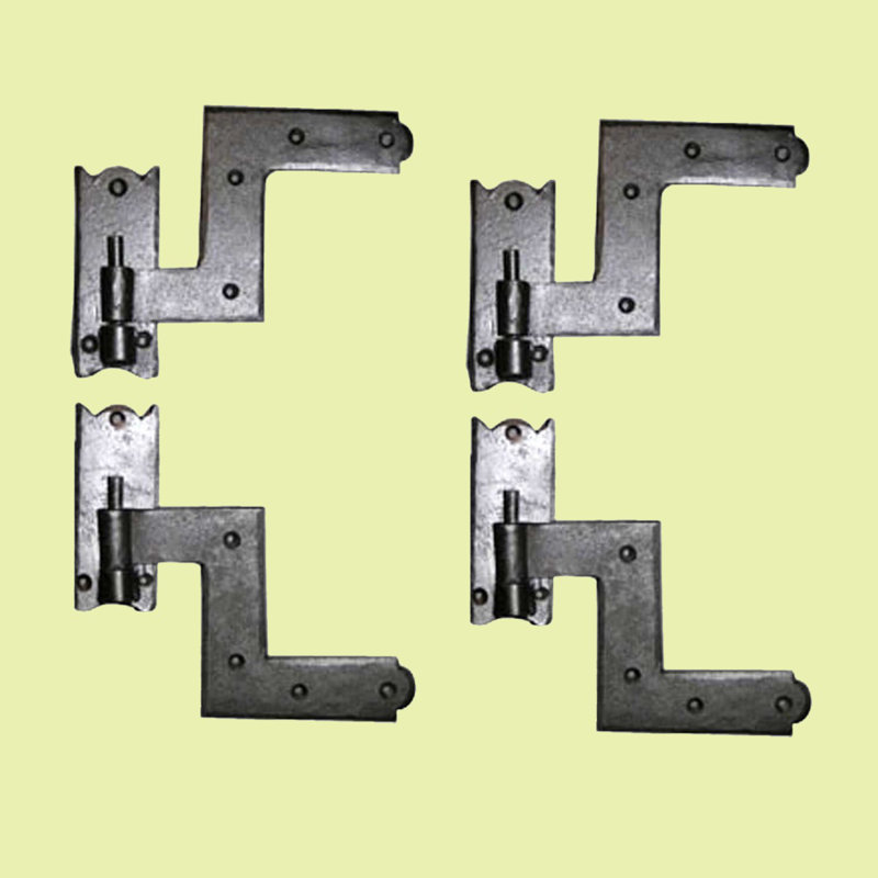 The Renovators Supply Inc. Wrought Iron Shutter Hinges Adjustable